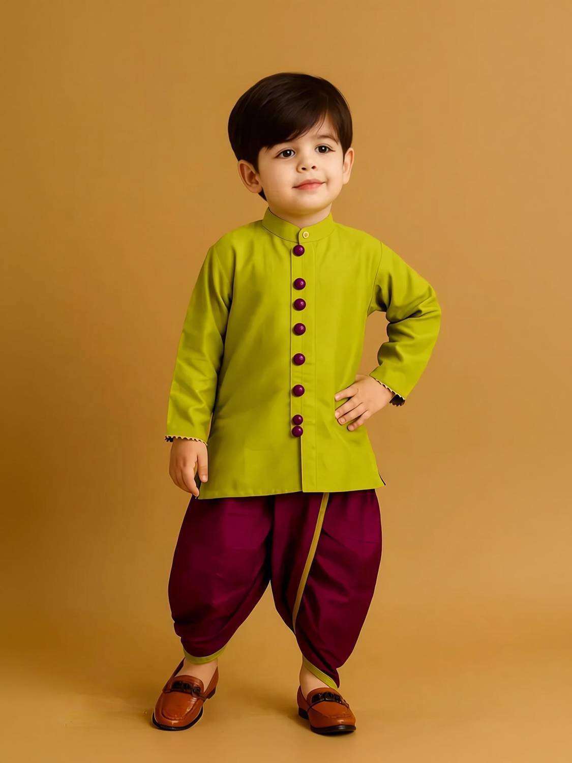 Aksgarments Boys Festive & Party Dhoti & Kurta Set