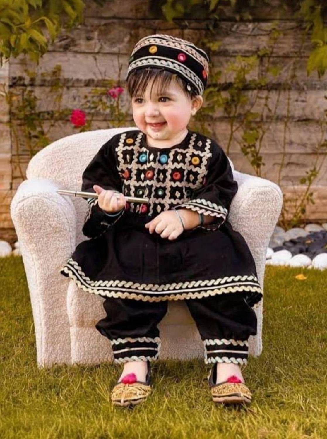ABZ FASHION Girls Casual Kurta and Pyjama Set