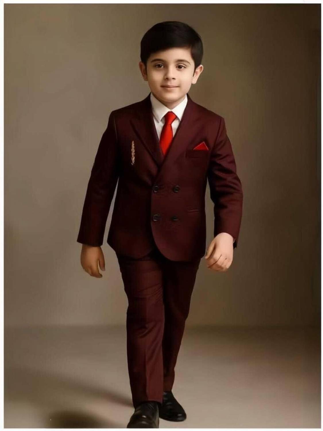 Adinath Collection Boys Festive & Party Blazer, Shirt and Trouser Set