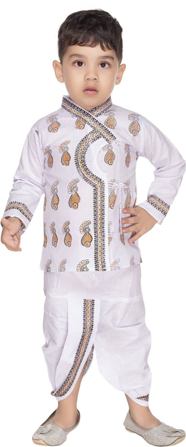 new gen Boys Festive & Party Dhoti & Kurta Set