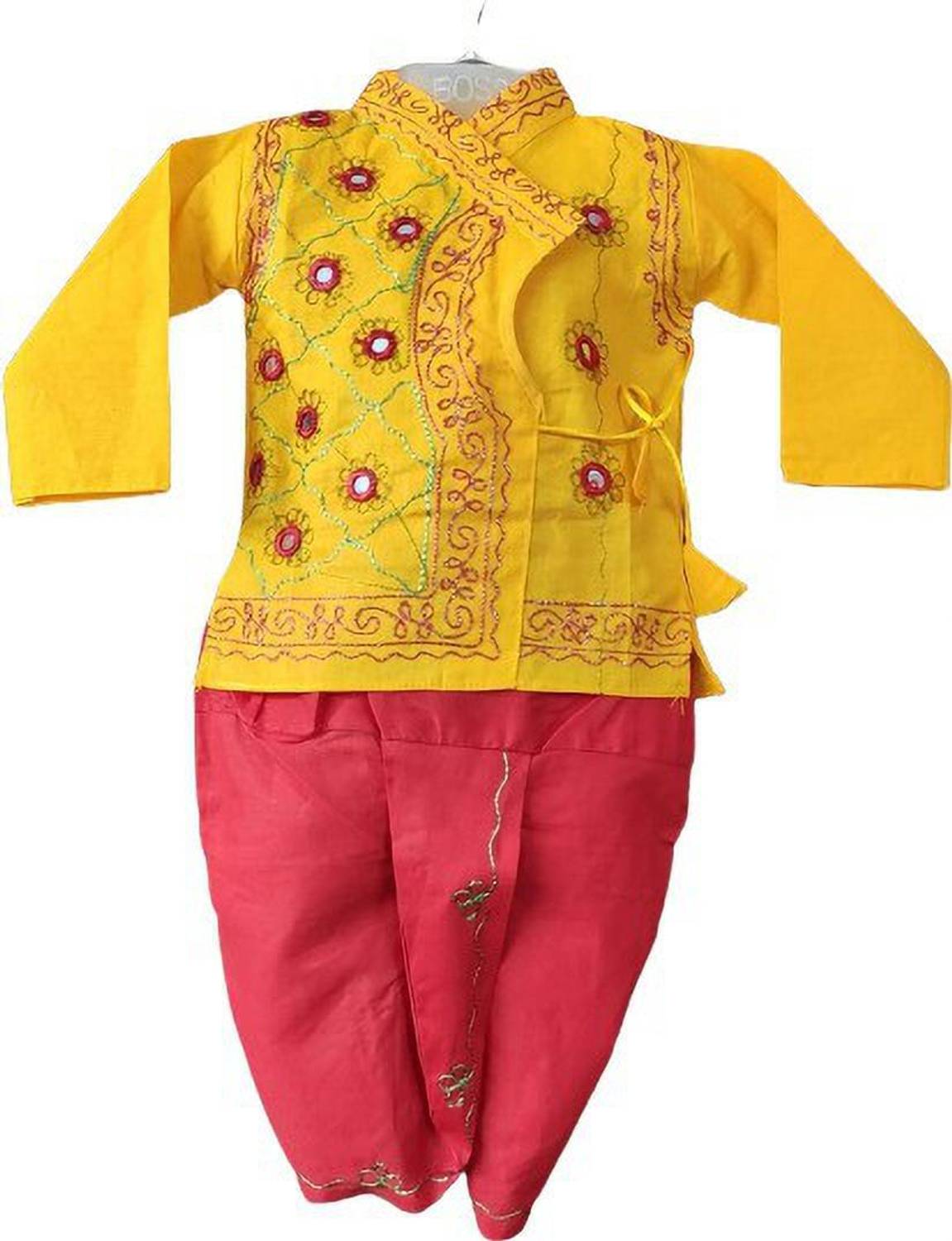 Amacart Baby Boys & Baby Girls Festive & Party Angarkha and Dhoti Pant