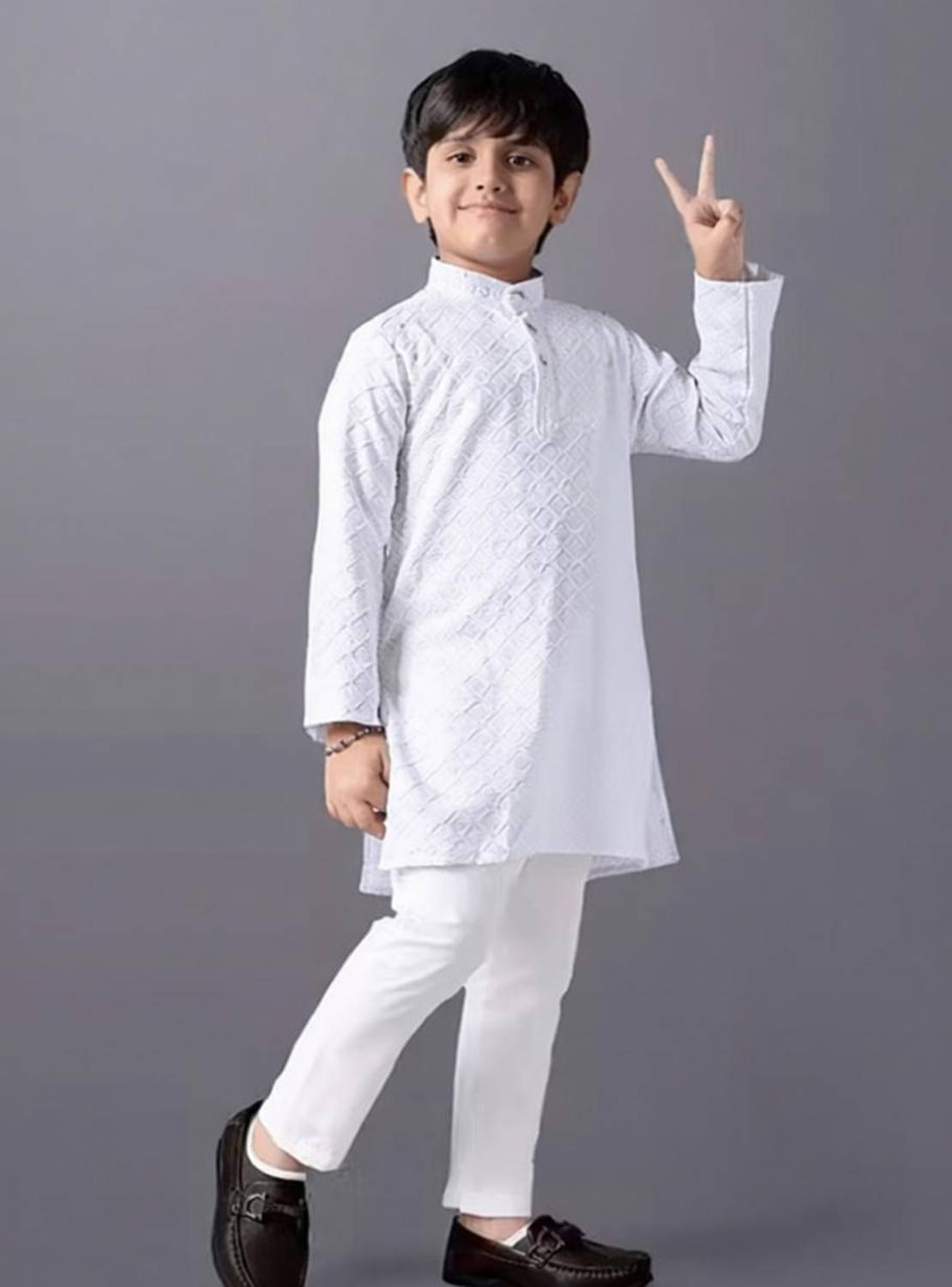 BISHWAAS Boys Festive & Party Kurta and Pyjama Set