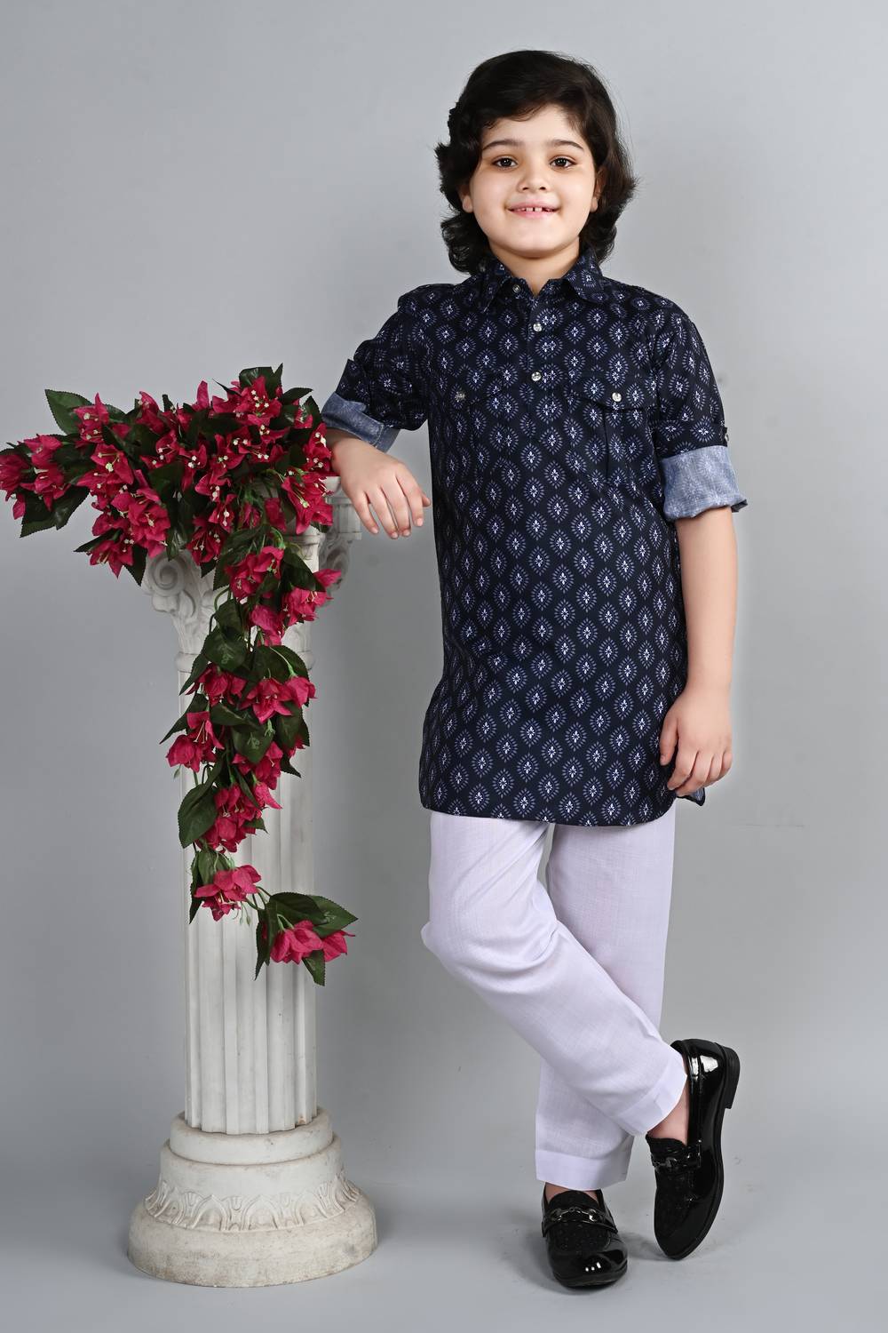 AHHAAAA Boys Festive & Party Kurta and Patiala Set