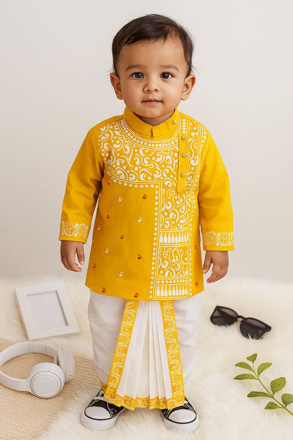 AHLAN APPARELS Boys Festive & Party, Wedding Kurta and Dhoti Pant Set