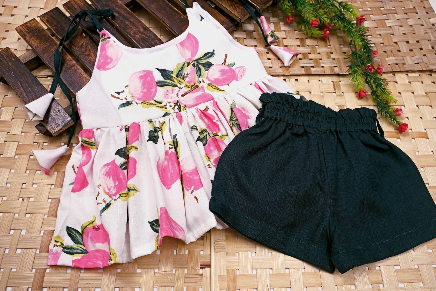 Anneca Baby Girls Festive & Party, Wedding, Casual Top and Skirt Set