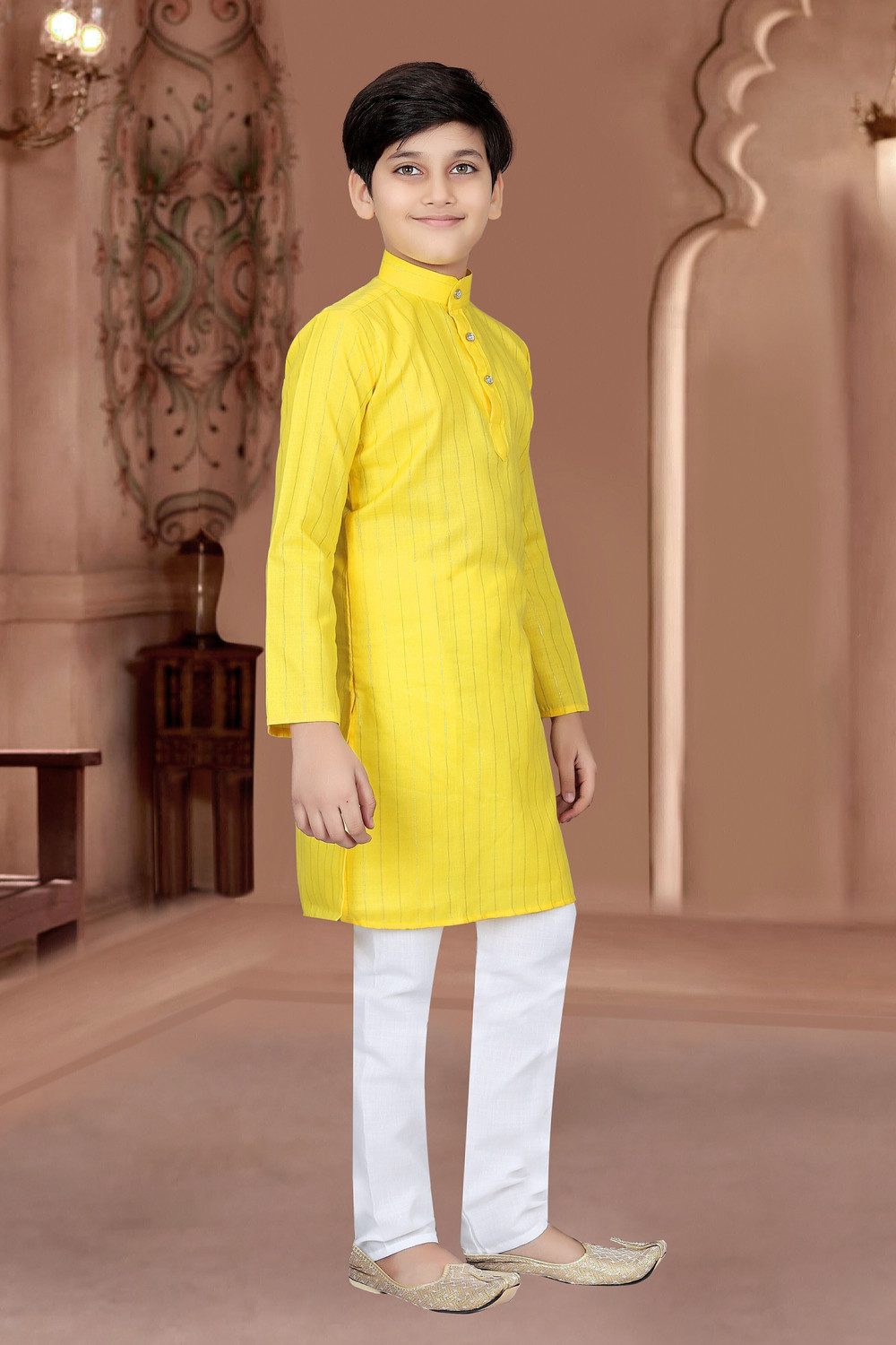 Image of Shivgarmets Boys Festive & Party Kurta and Pyjama Set