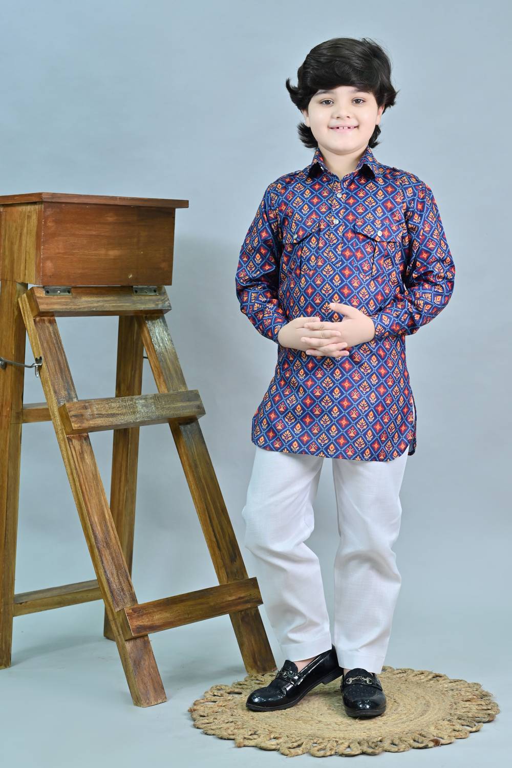 AHHAAAA Boys Festive & Party Kurta and Pyjama Set