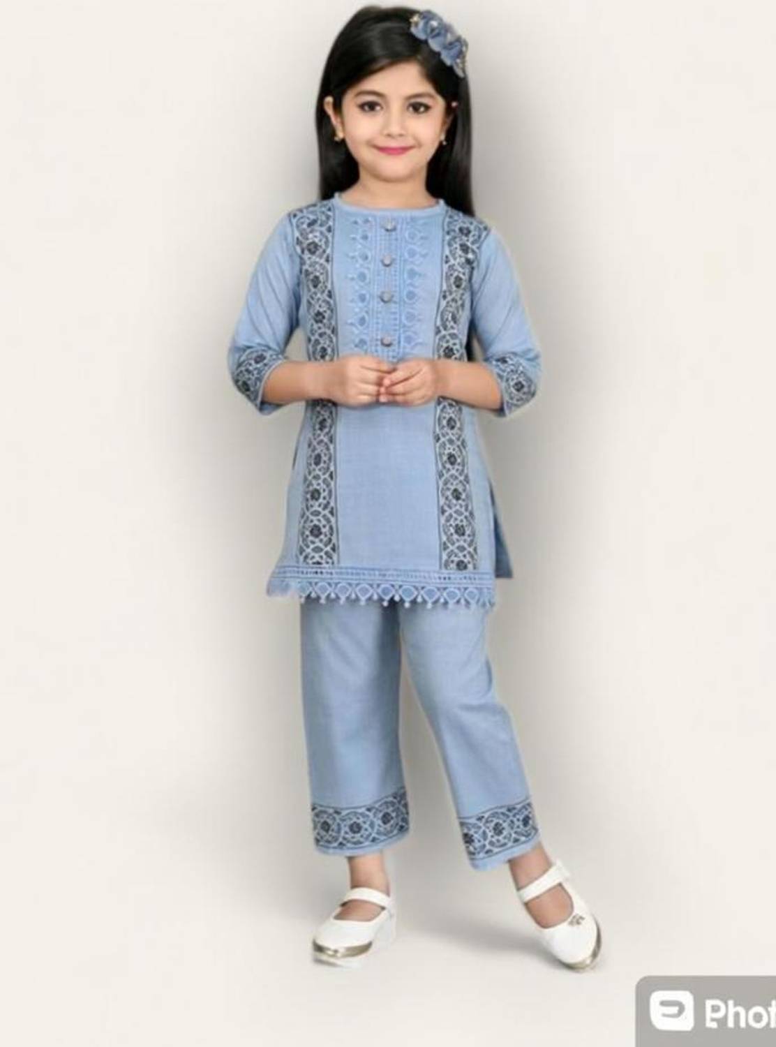 ASRASTORES Girls Festive & Party Kurta and Pyjama Set