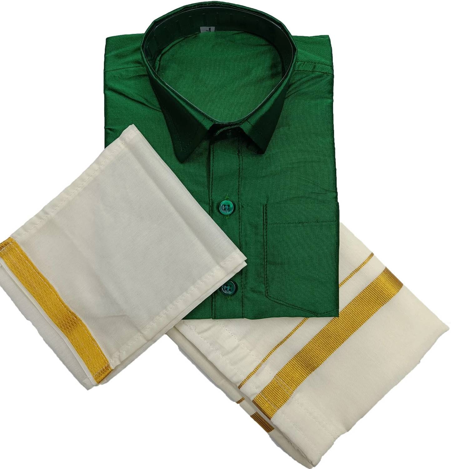 bhandari fashion Baby Boys Festive & Party Dhoti, Shawl and Shirt Set