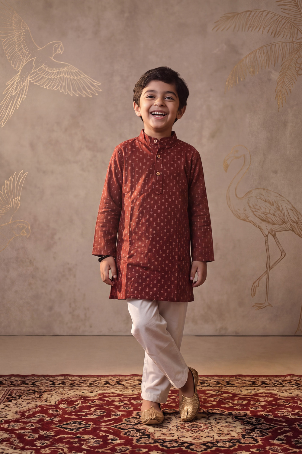 Image of DESICUBS Boys Festive & Party Kurta and Pyjama Set