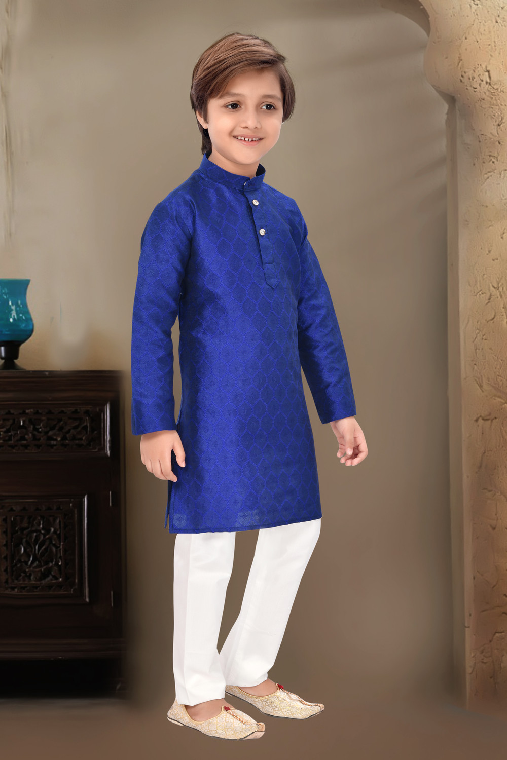 Image of Brofun Boys Festive & Party, Wedding Kurta and Pyjama Set