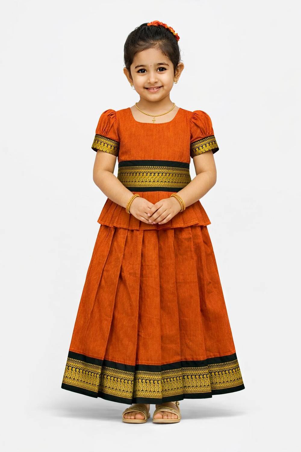 Amba Collection Boutique Indi Girls Lehenga Choli Fusion Wear, Ethnic Wear Printed Lehenga Choli