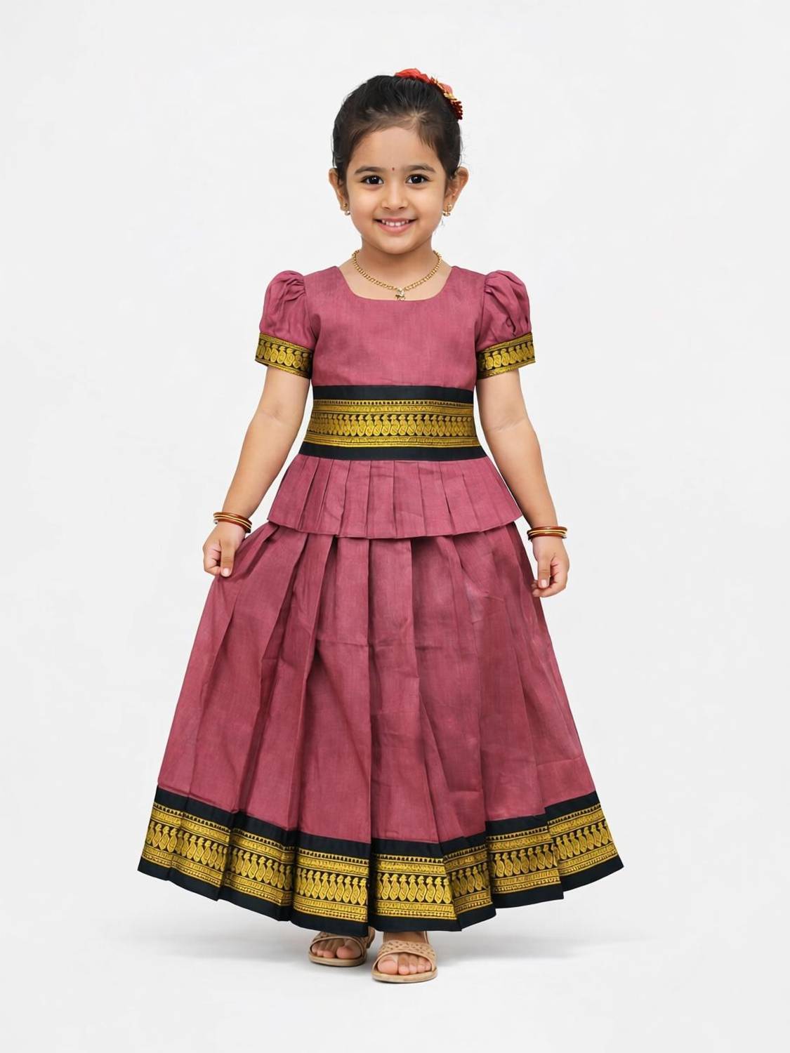 Amba Collection Boutique Indi Girls Lehenga Choli Fusion Wear, Ethnic Wear Printed Lehenga Choli