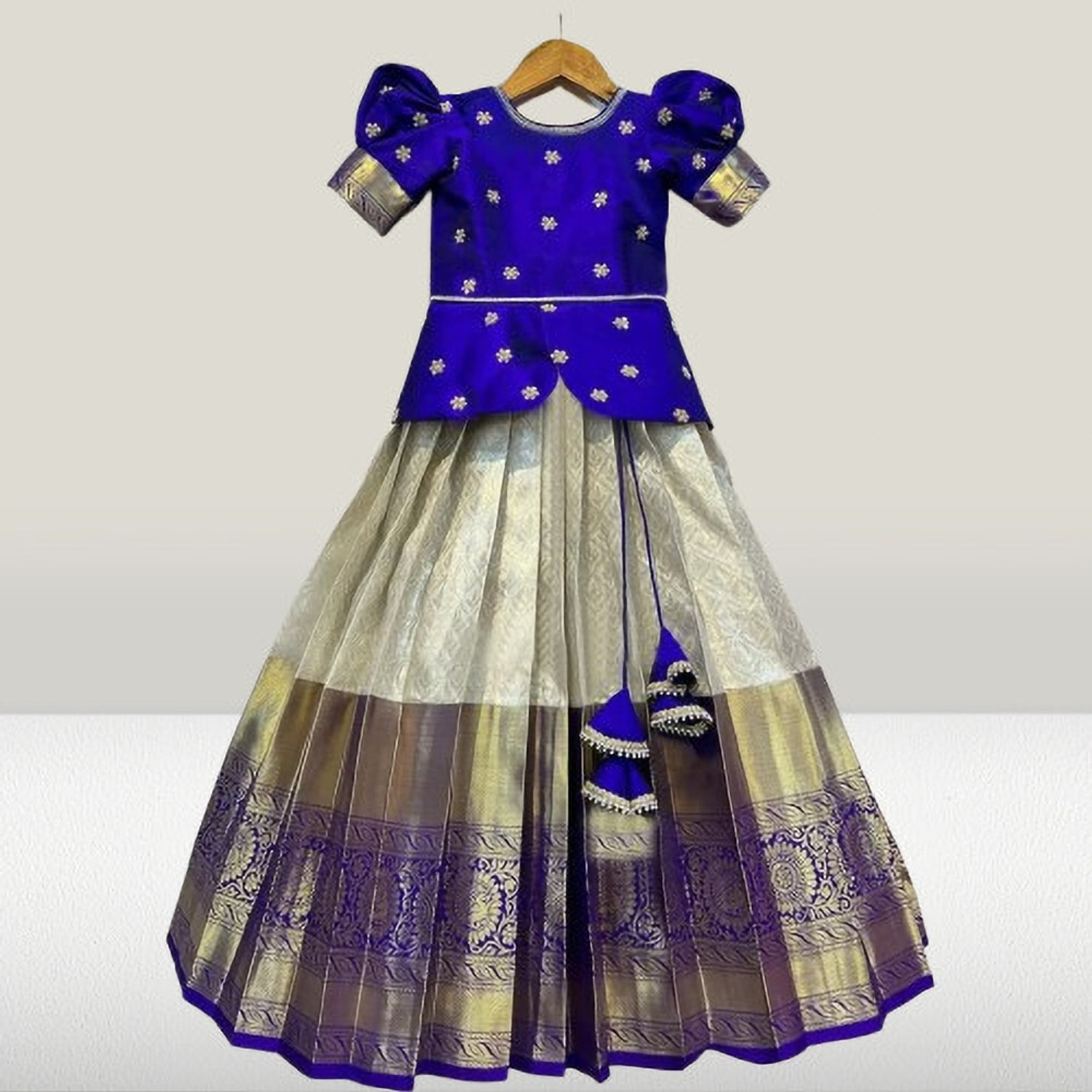 Image of HouseOfCommon Baby Girls Lehenga Choli Ethnic Wear, Fusion Wear, Party Wear, Western Wear Printed Lehenga Choli
