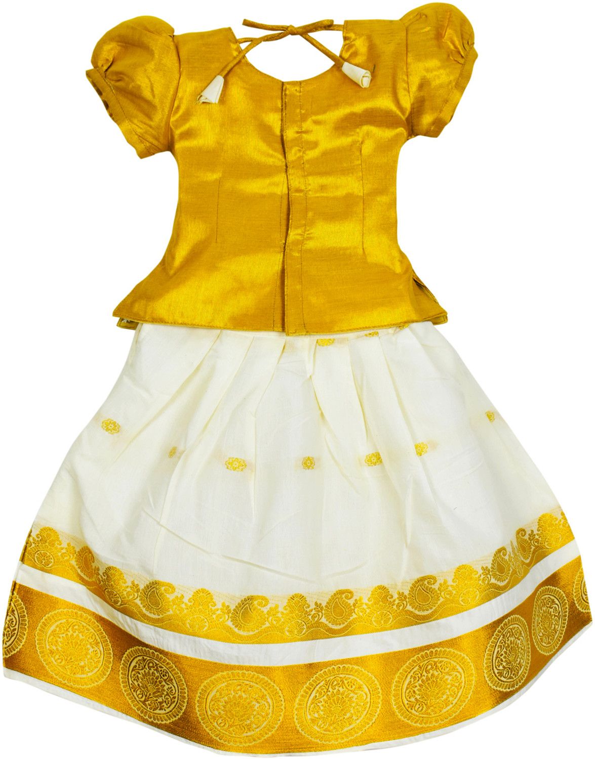 Image of Amirtha Fashion Baby Girls Lehenga Choli Ethnic Wear Self Design Lehenga Choli