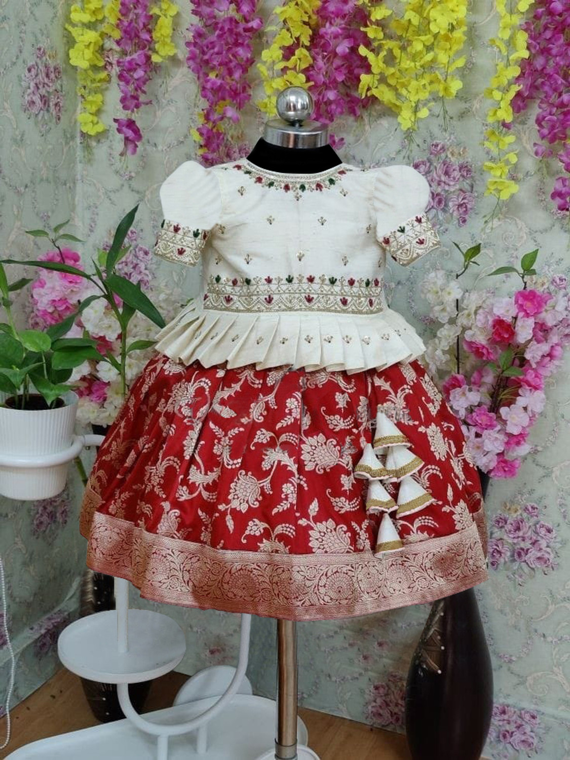 Image of UFB Girls Lehenga Choli Ethnic Wear Embroidered Lehenga Choli