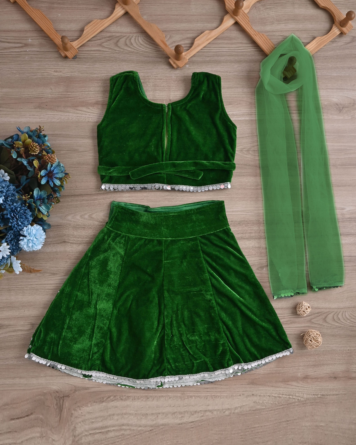 Image of GAFFAR STORES Girls Lehenga Choli Party Wear, Ethnic Wear Embellished Lehenga Choli