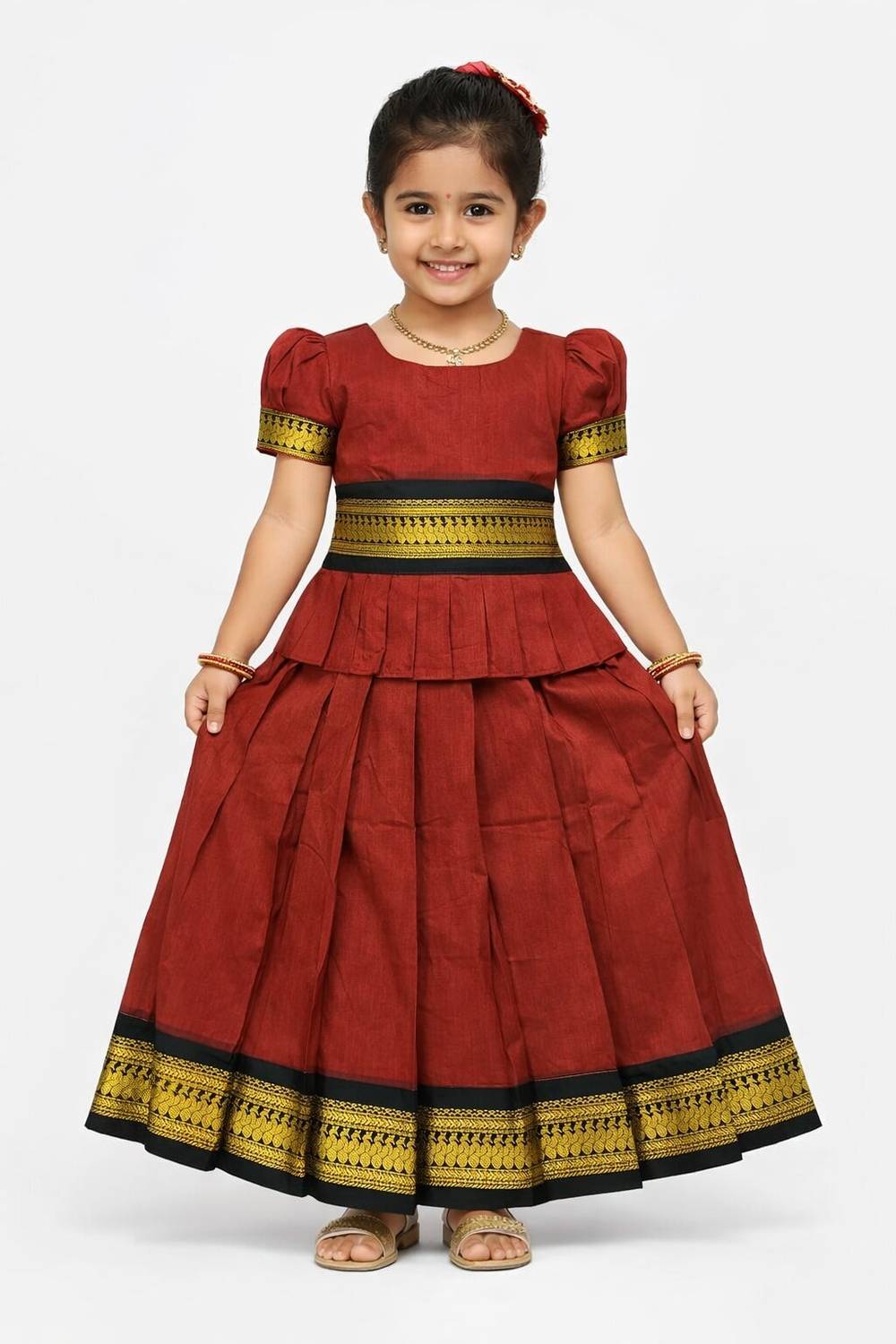 Amba Collection Boutique Indi Girls Lehenga Choli Fusion Wear, Ethnic Wear Printed Lehenga Choli
