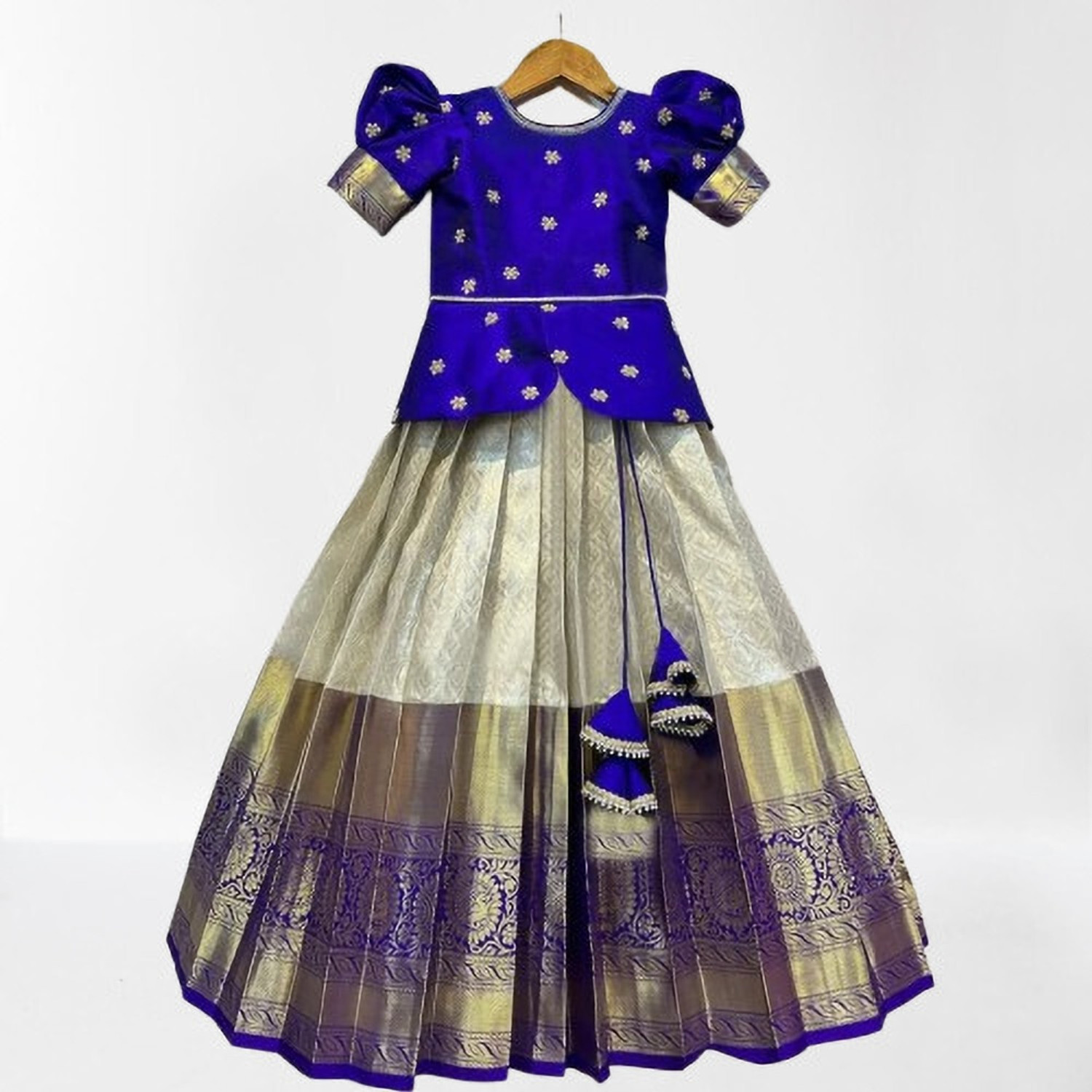 Image of HouseOfCommon Baby Girls Lehenga Choli Ethnic Wear, Fusion Wear, Party Wear, Western Wear Printed Lehenga Choli