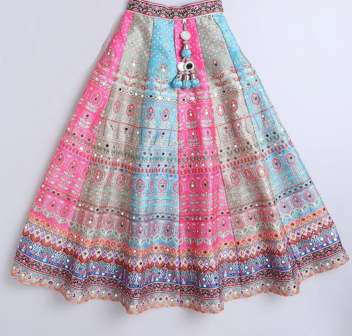 Image of NKV FASHION Girls Lehenga Choli Ethnic Wear Printed Lehenga Choli