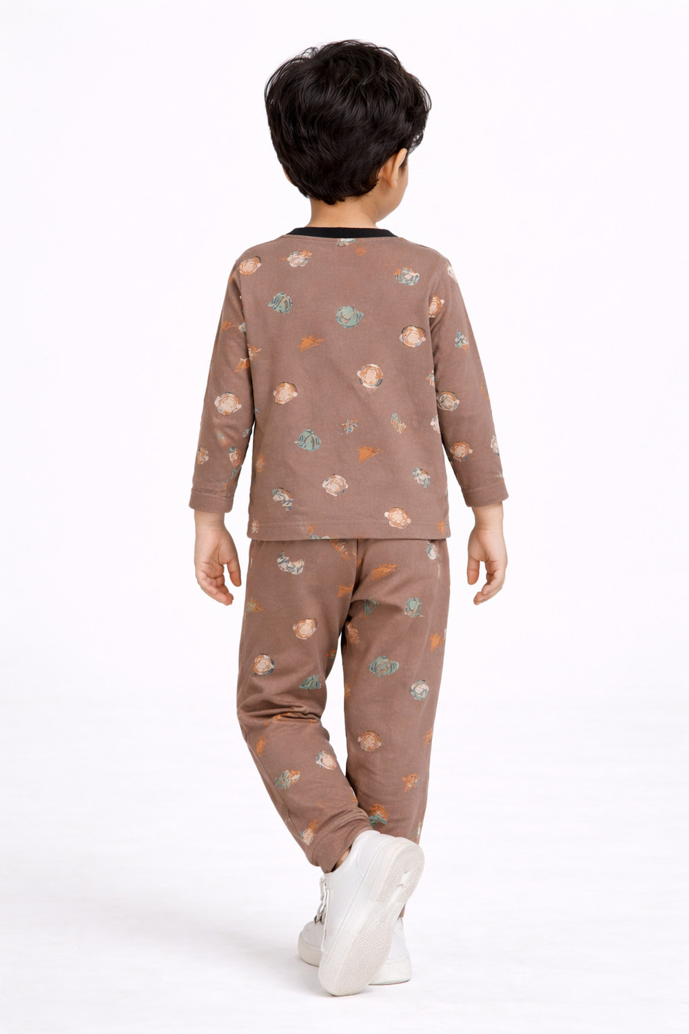 Image of 3BROS Kids Nightwear Baby Boys & Baby Girls Printed Cotton