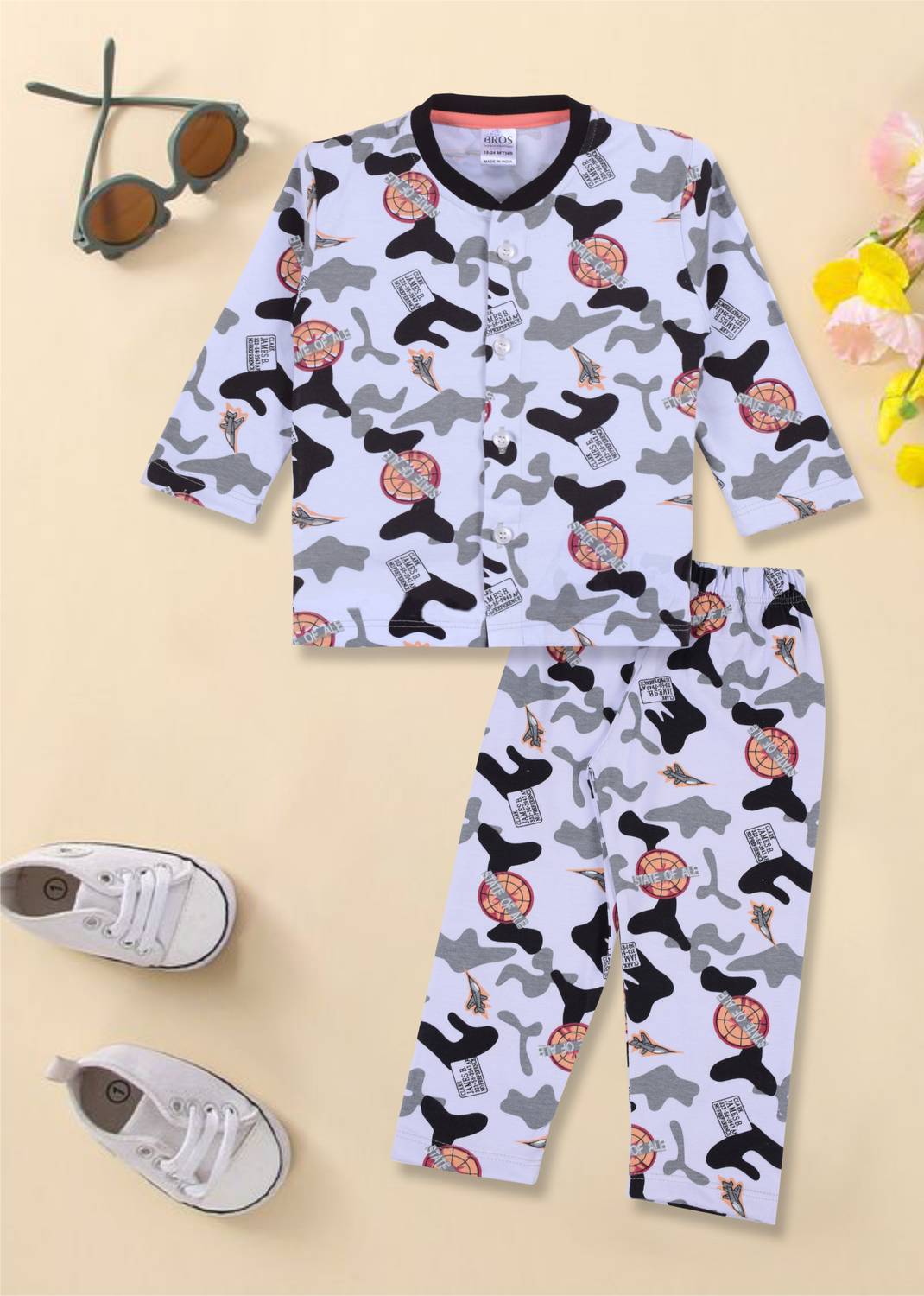 3BROS Kids Nightwear Baby Boys Printed Cotton Price in India - Buy 3BROS Kids Nightwear Baby Boys Printed Cotton online at Flipkart.com