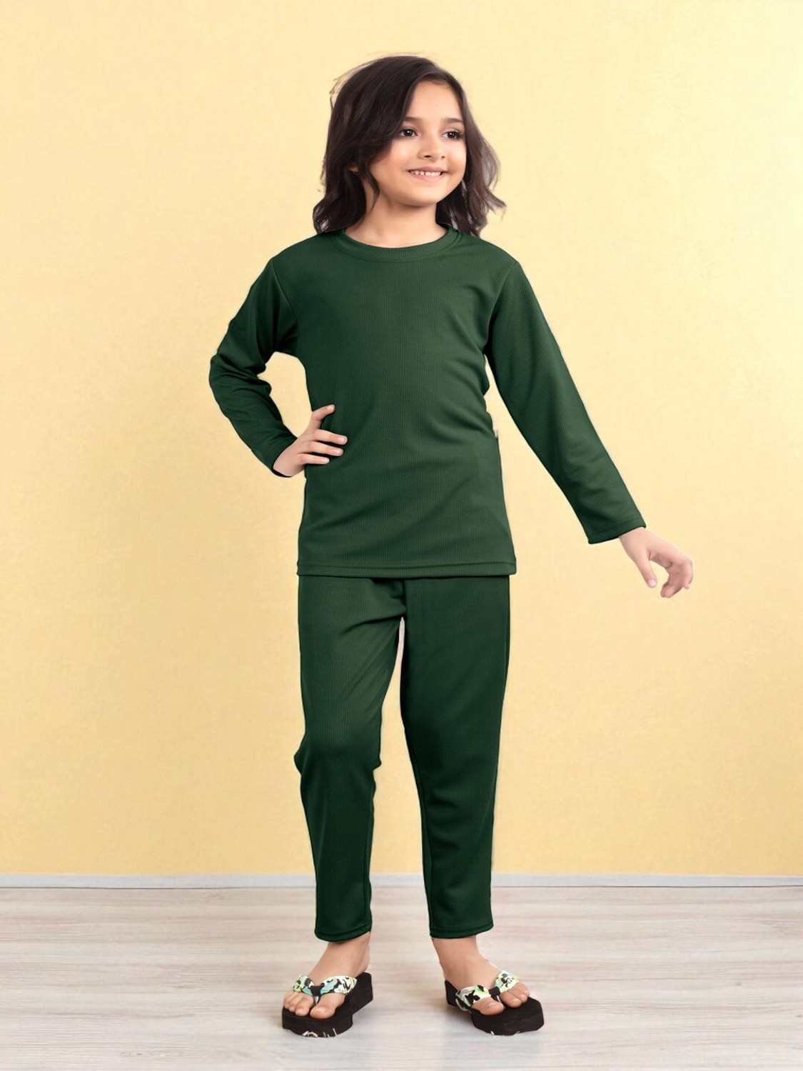 Image of Club96 Kids Nightwear Girls Solid Cotton