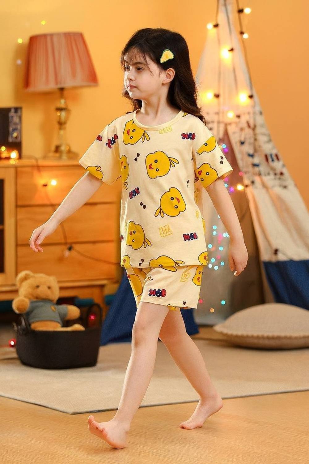 4JSTAR Kids Nightwear Girls Printed Polyester Blend