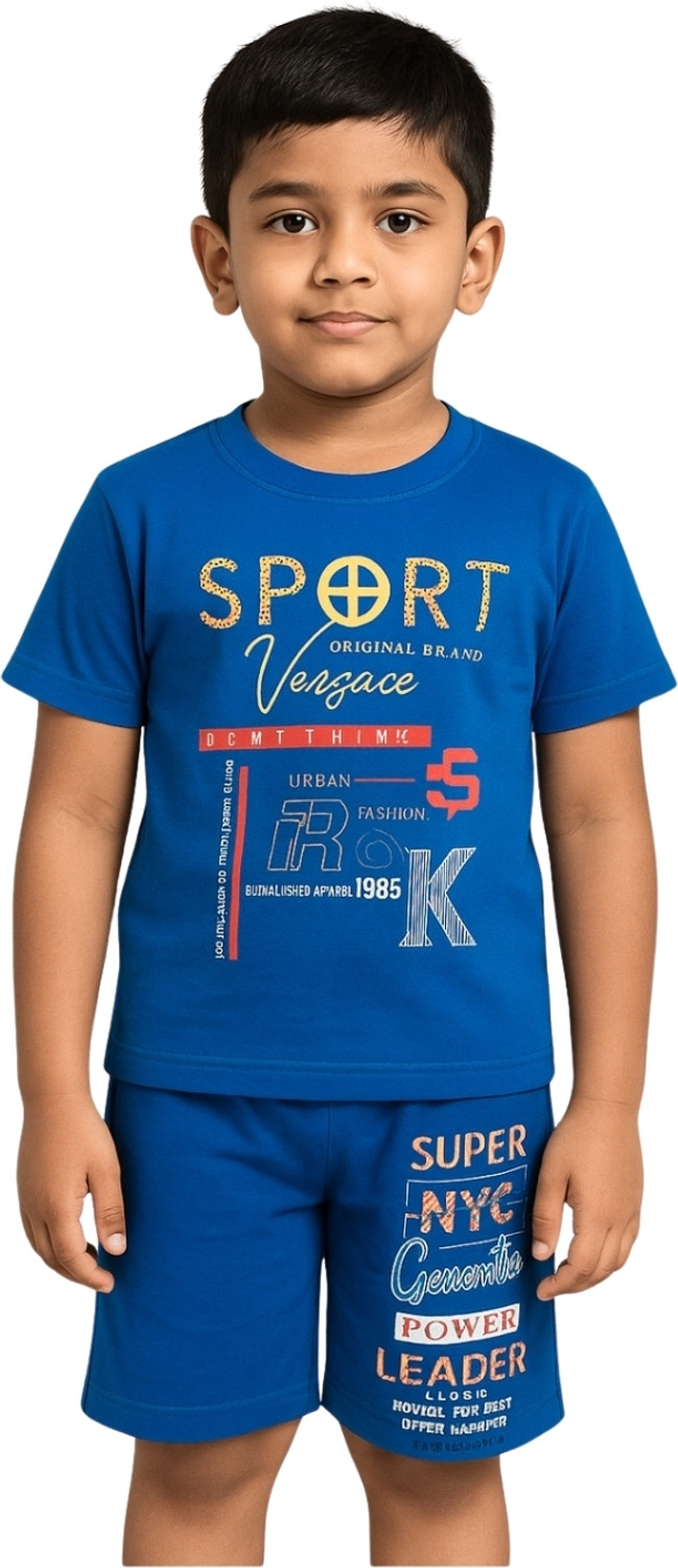 Image of Veecap Kids Nightwear Boys Printed Cotton