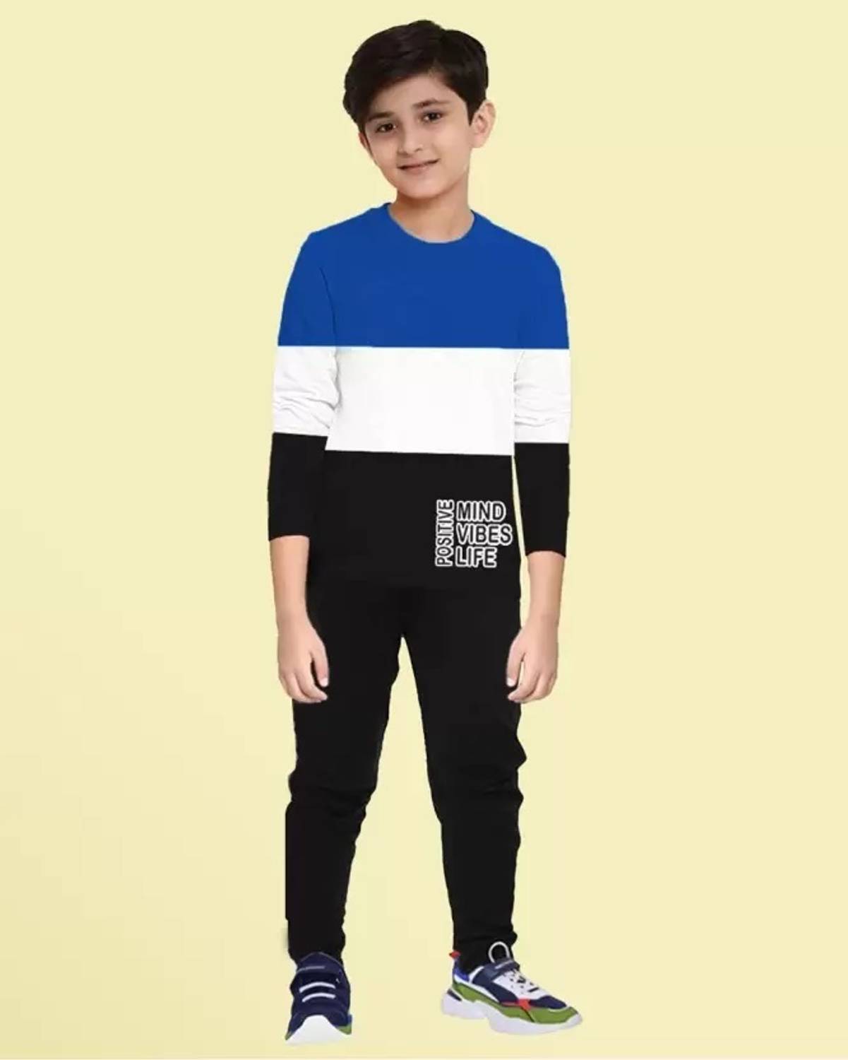 crazyon Boys Casual T-shirt Track Pants