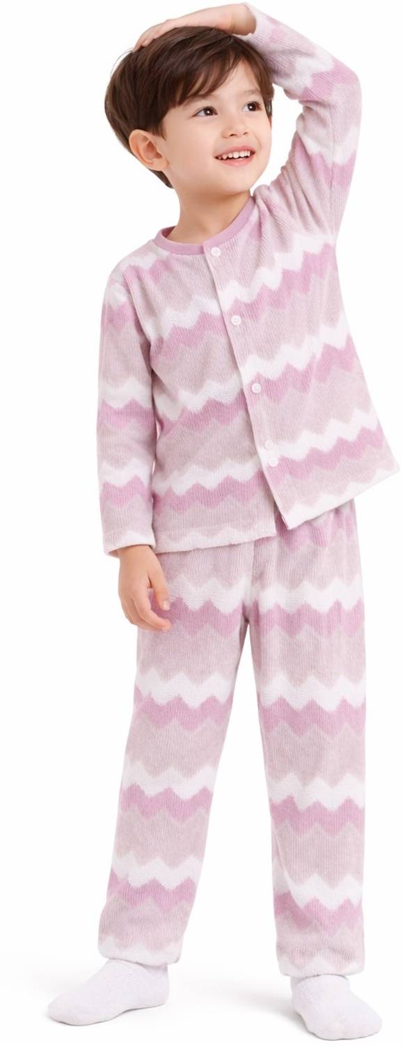 3BROS Kids Nightwear Baby Boys & Baby Girls Printed Cotton