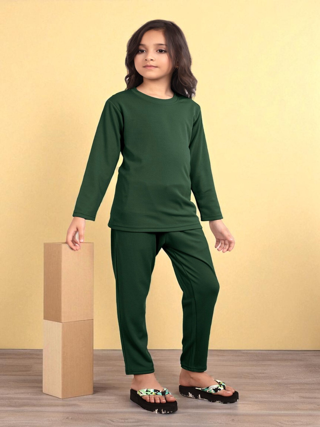 Image of Club96 Kids Nightwear Girls Solid Cotton