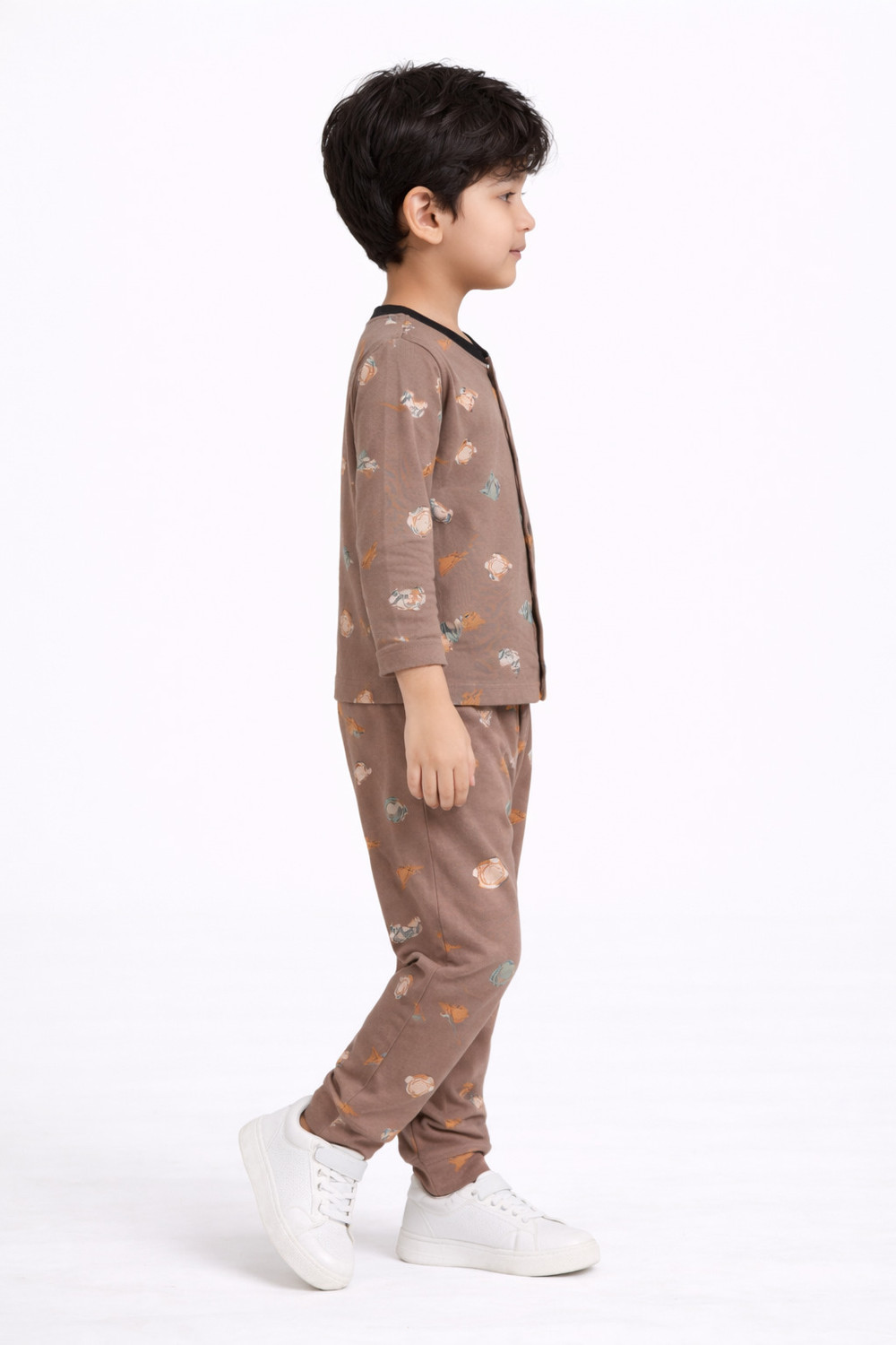 Image of 3BROS Kids Nightwear Baby Boys & Baby Girls Printed Cotton