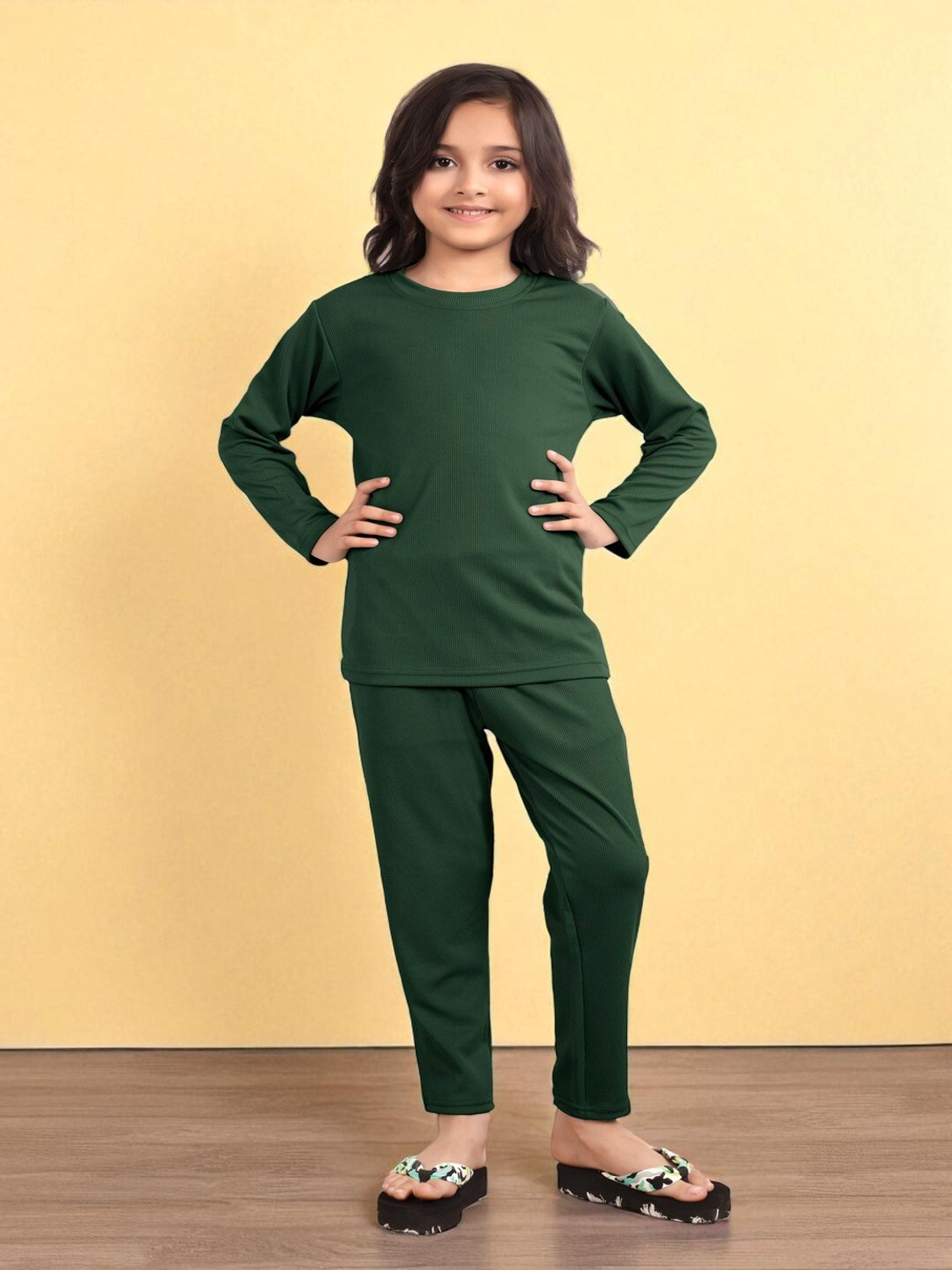 Image of Club96 Kids Nightwear Girls Solid Cotton