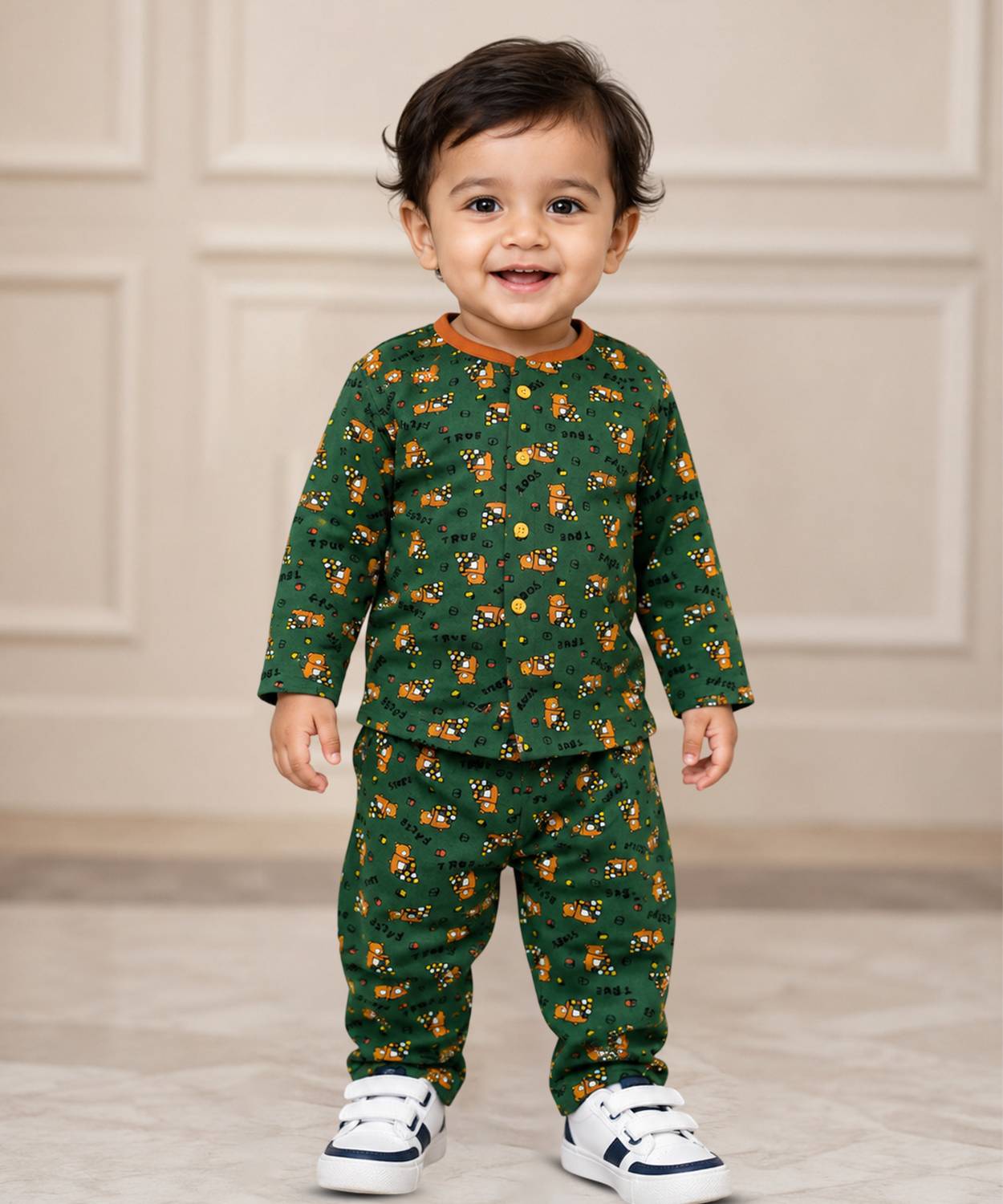 3BROS Kids Nightwear Baby Boys Printed Cotton