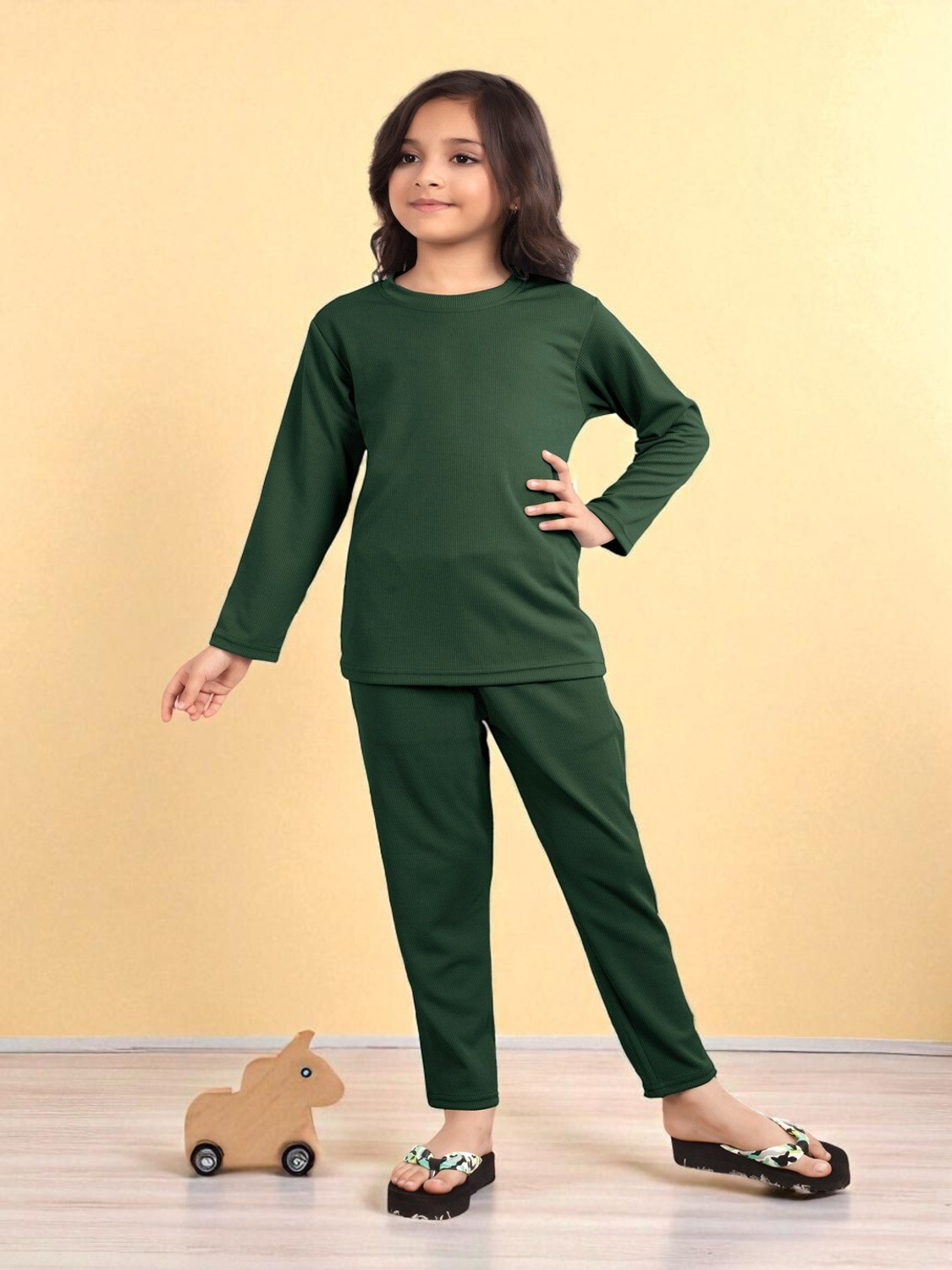 Image of Club96 Kids Nightwear Girls Solid Cotton