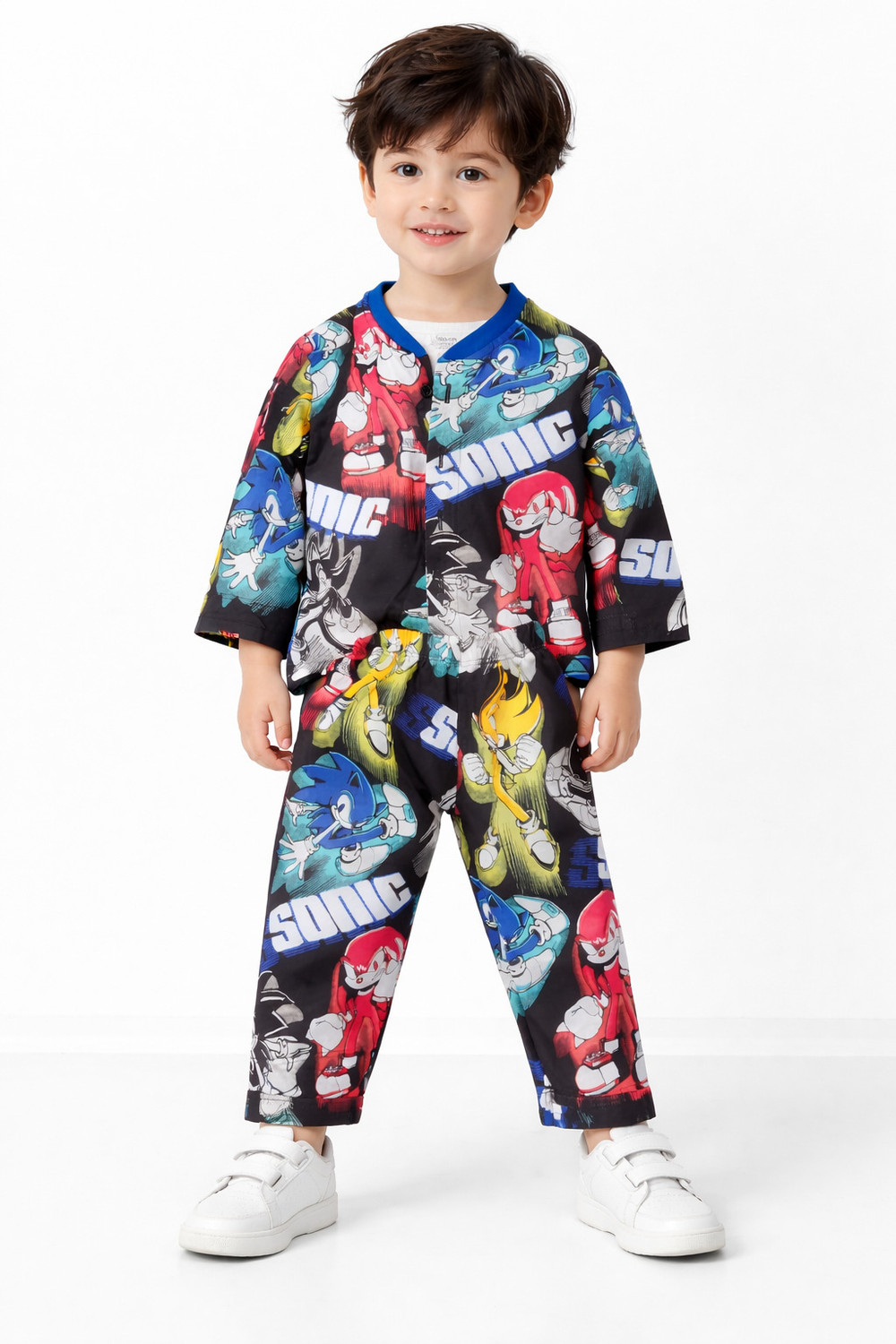 Image of 3BROS Kids Nightwear Baby Boys Printed Cotton