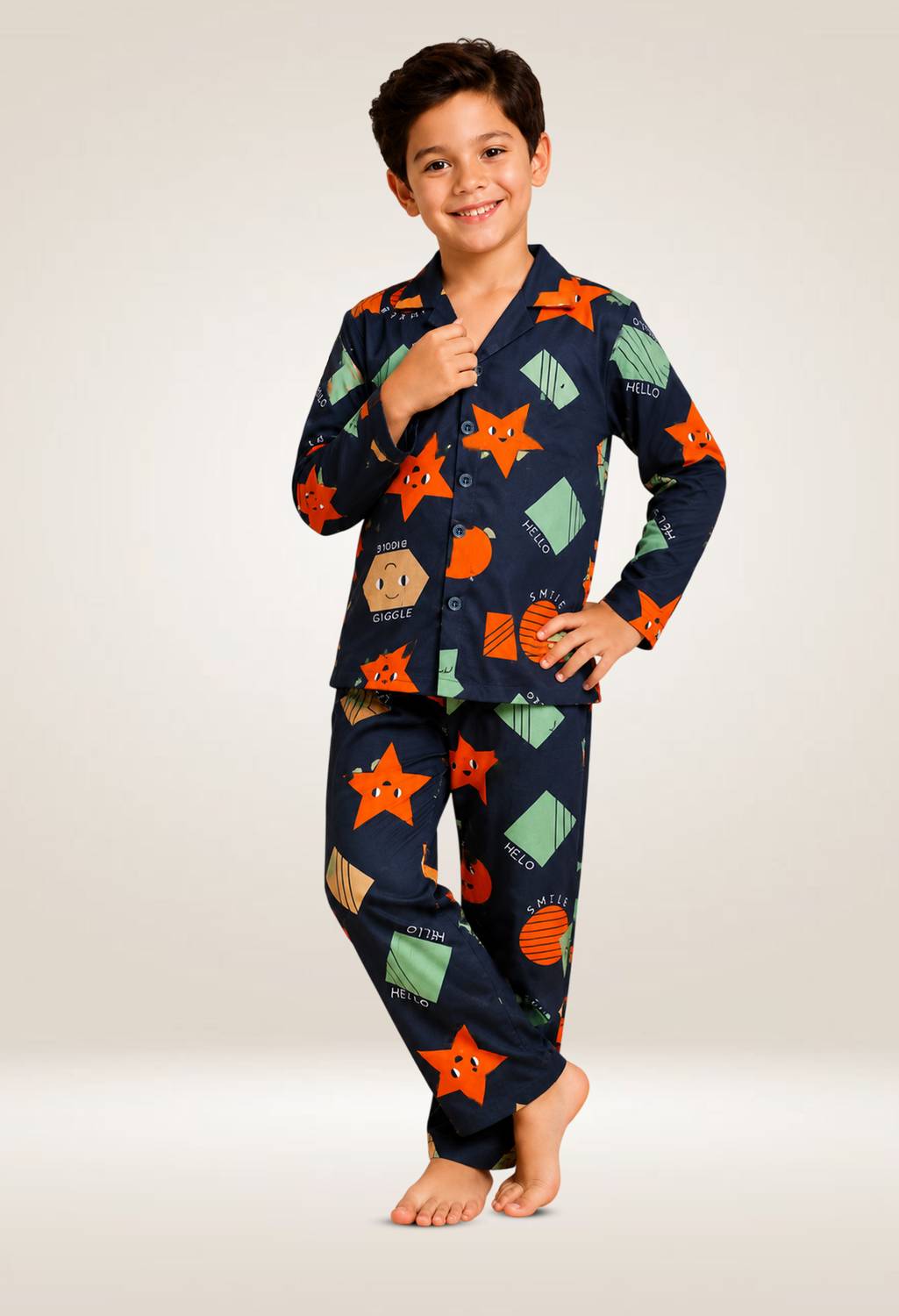 3BROS Kids Nightwear Boys Printed Cotton