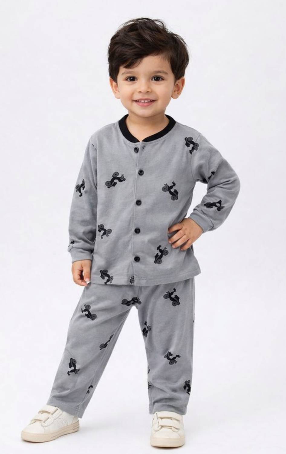 3BROS Kids Nightwear Baby Boys Printed Cotton