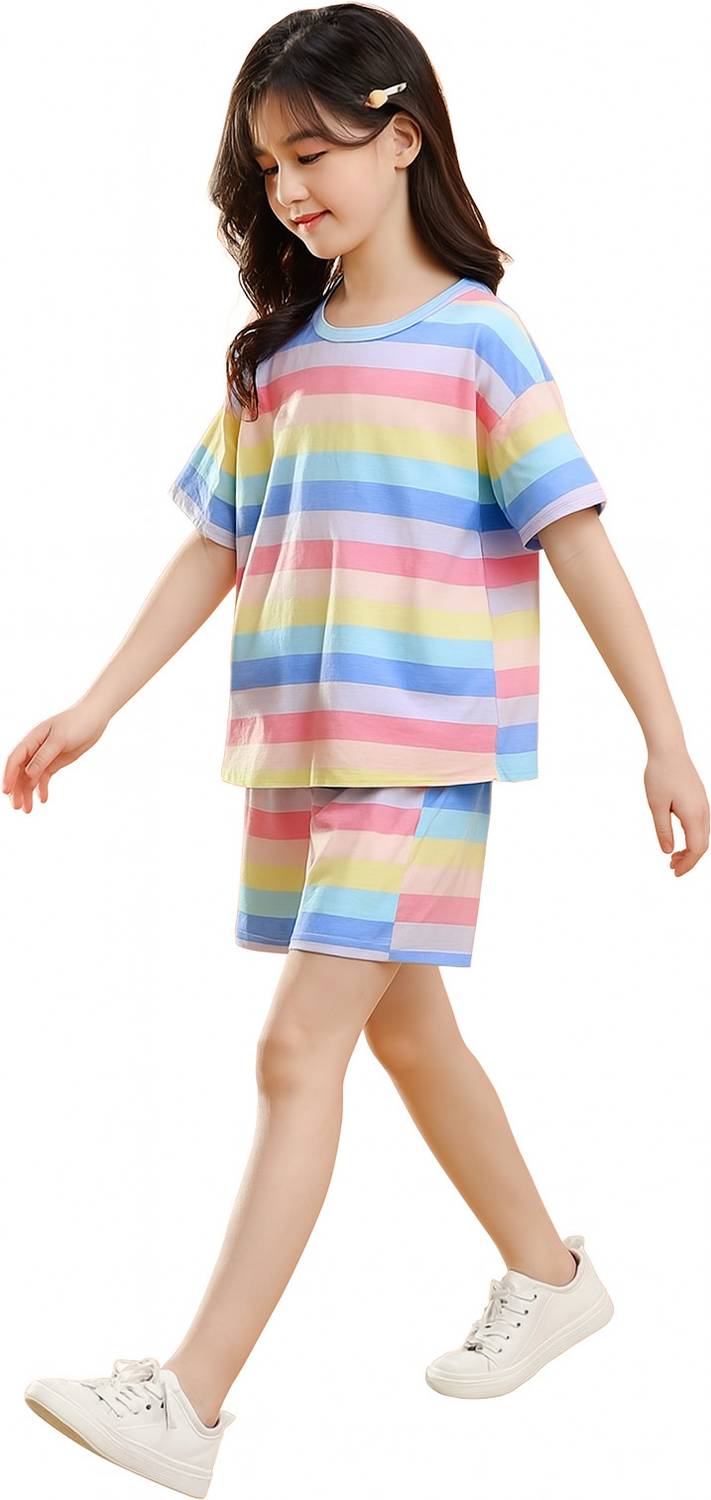 4JSTAR Kids Nightwear Girls Striped Polyester Blend