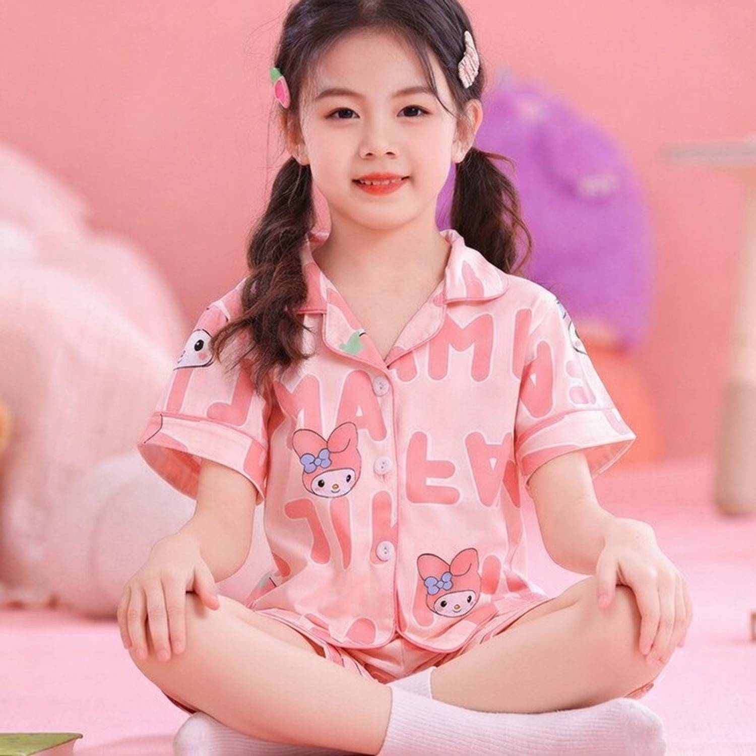 4JSTAR Kids Nightwear Boys & Girls Printed Polyester Blend