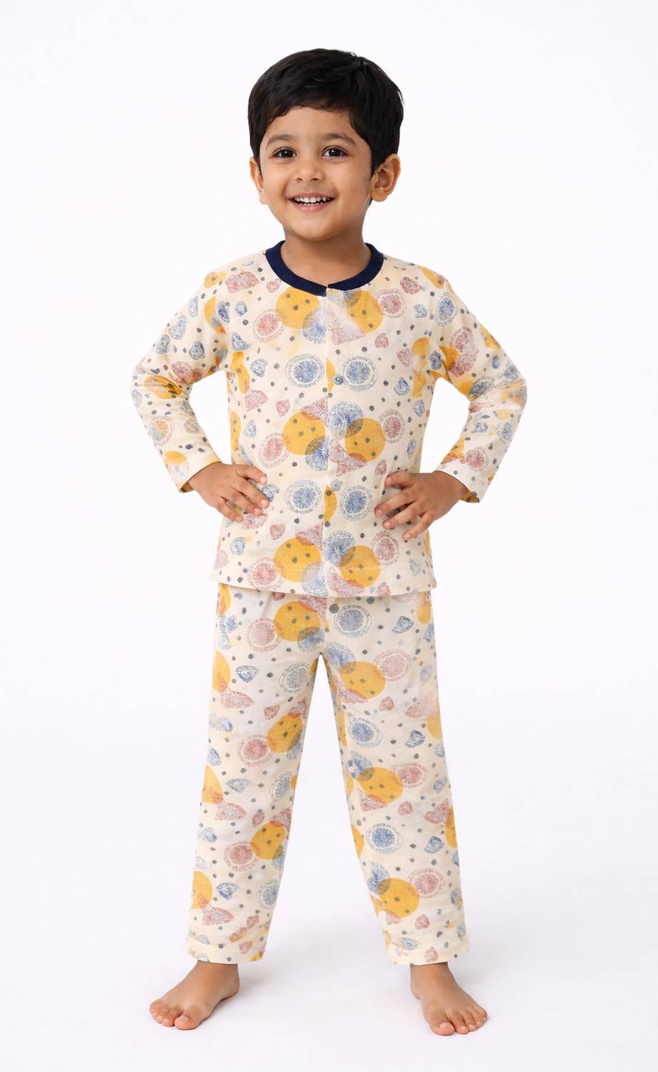 3BROS Kids Nightwear Baby Boys Printed Cotton