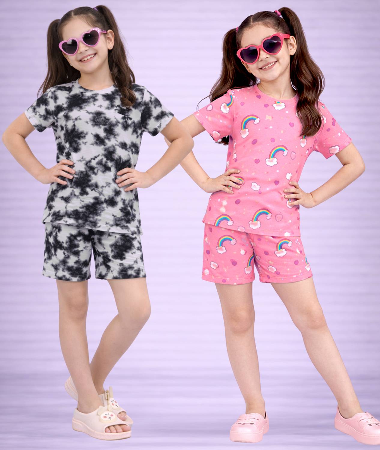 Amreliya Style Kids Nightwear Girls Printed Cotton
