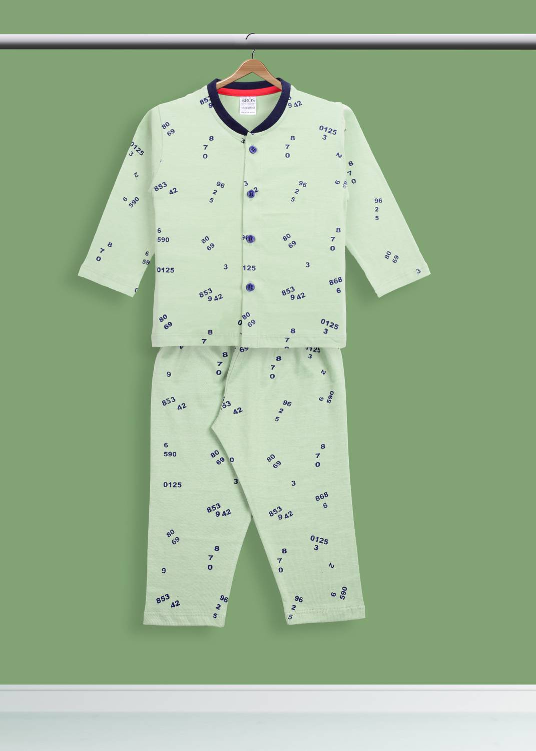 3BROS Kids Nightwear Baby Boys Printed Cotton