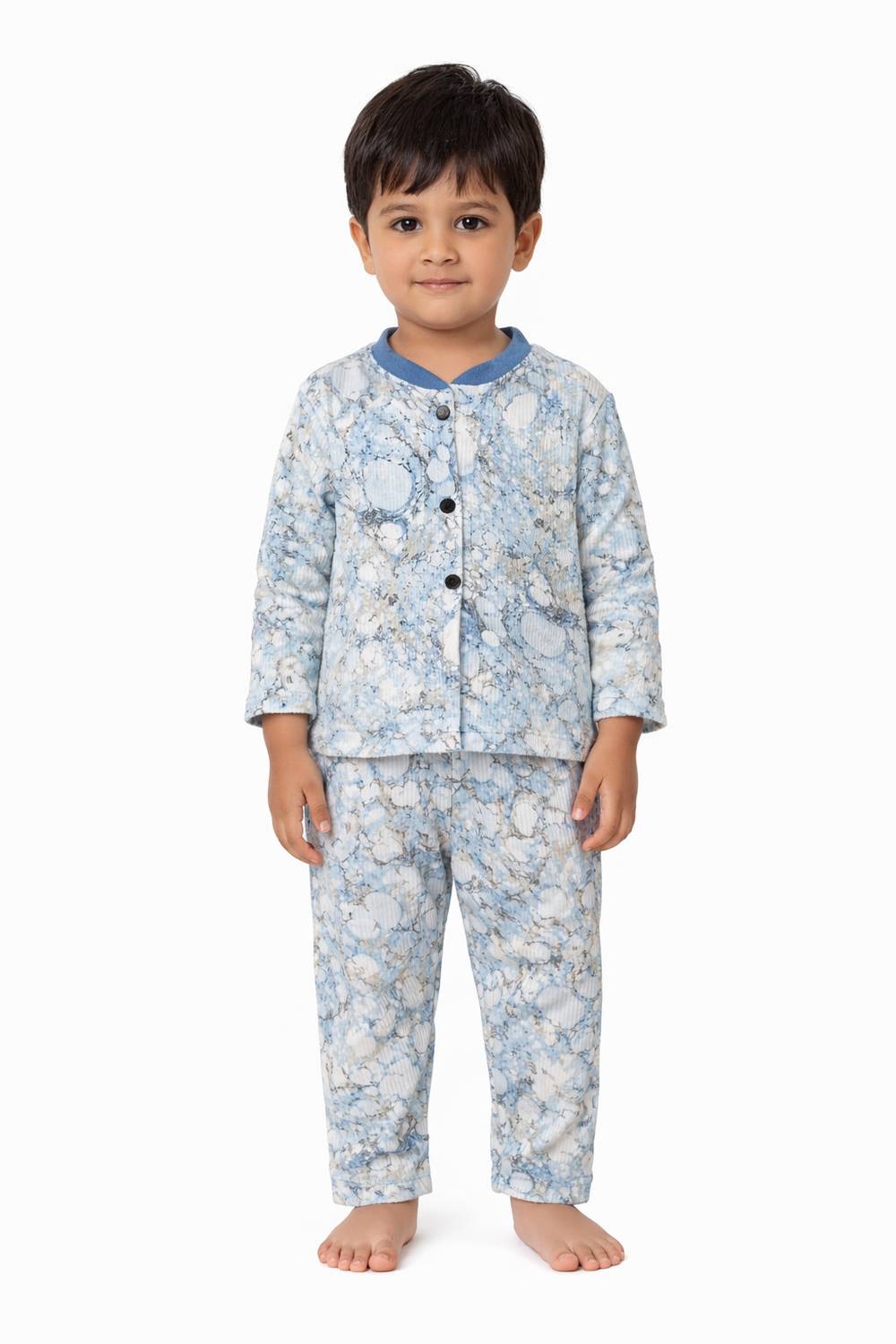 3BROS Kids Nightwear Baby Boys & Baby Girls Printed Cotton