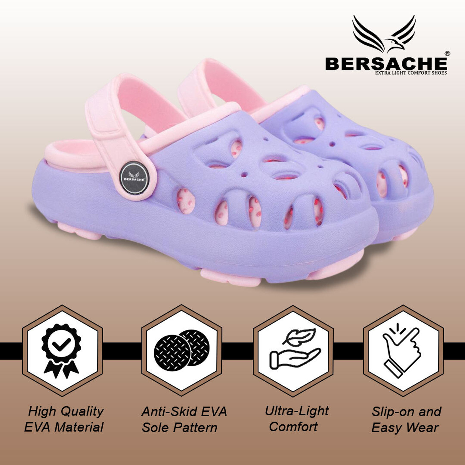 Image of BERSACHE Boys & Girls Slip-on Clogs