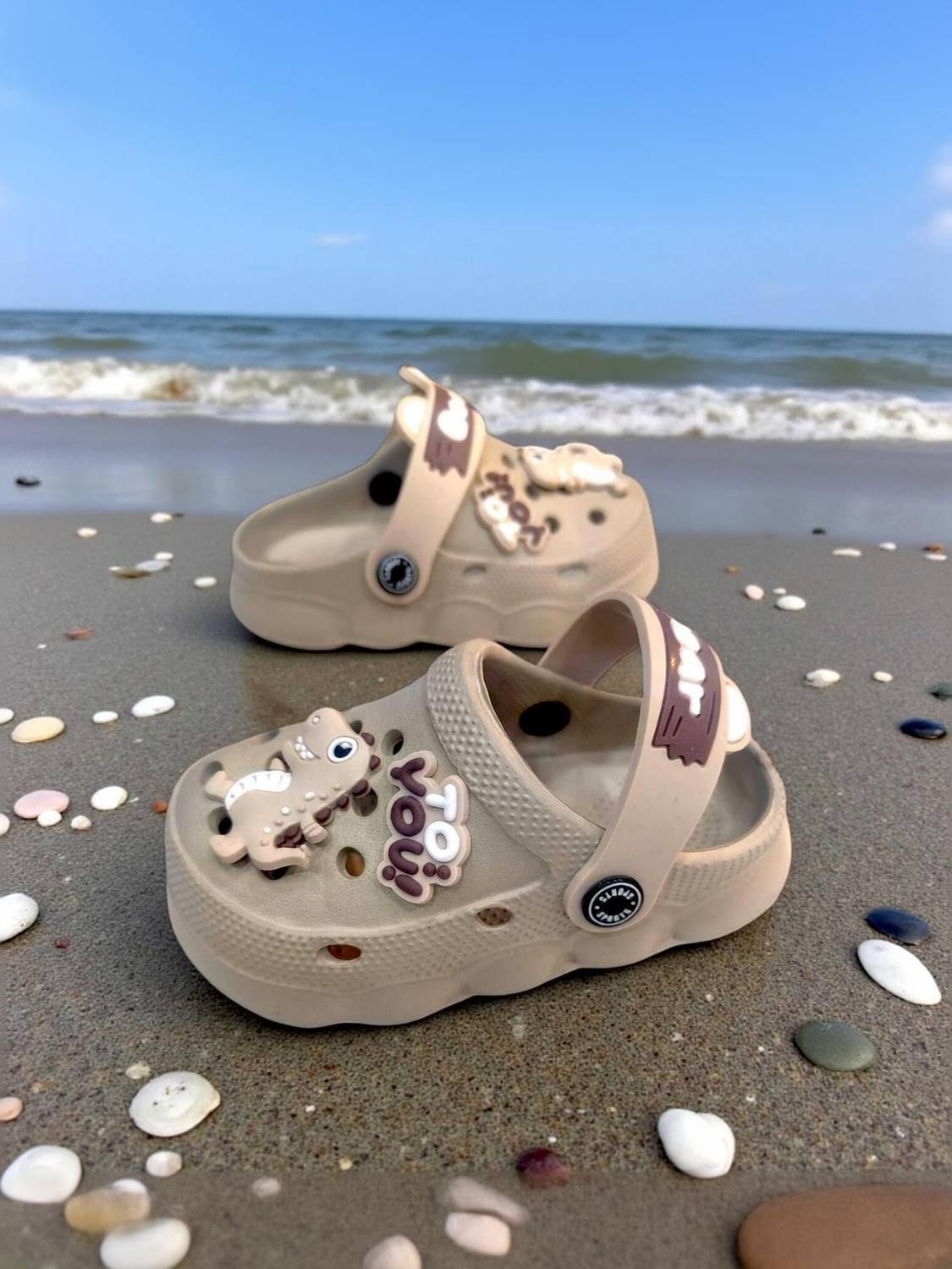 BINOS Boys & Girls Sling Back Clogs