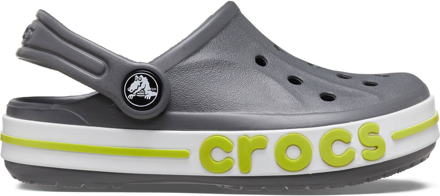 CROCS Boys & Girls Sling Back Clogs (Gray)