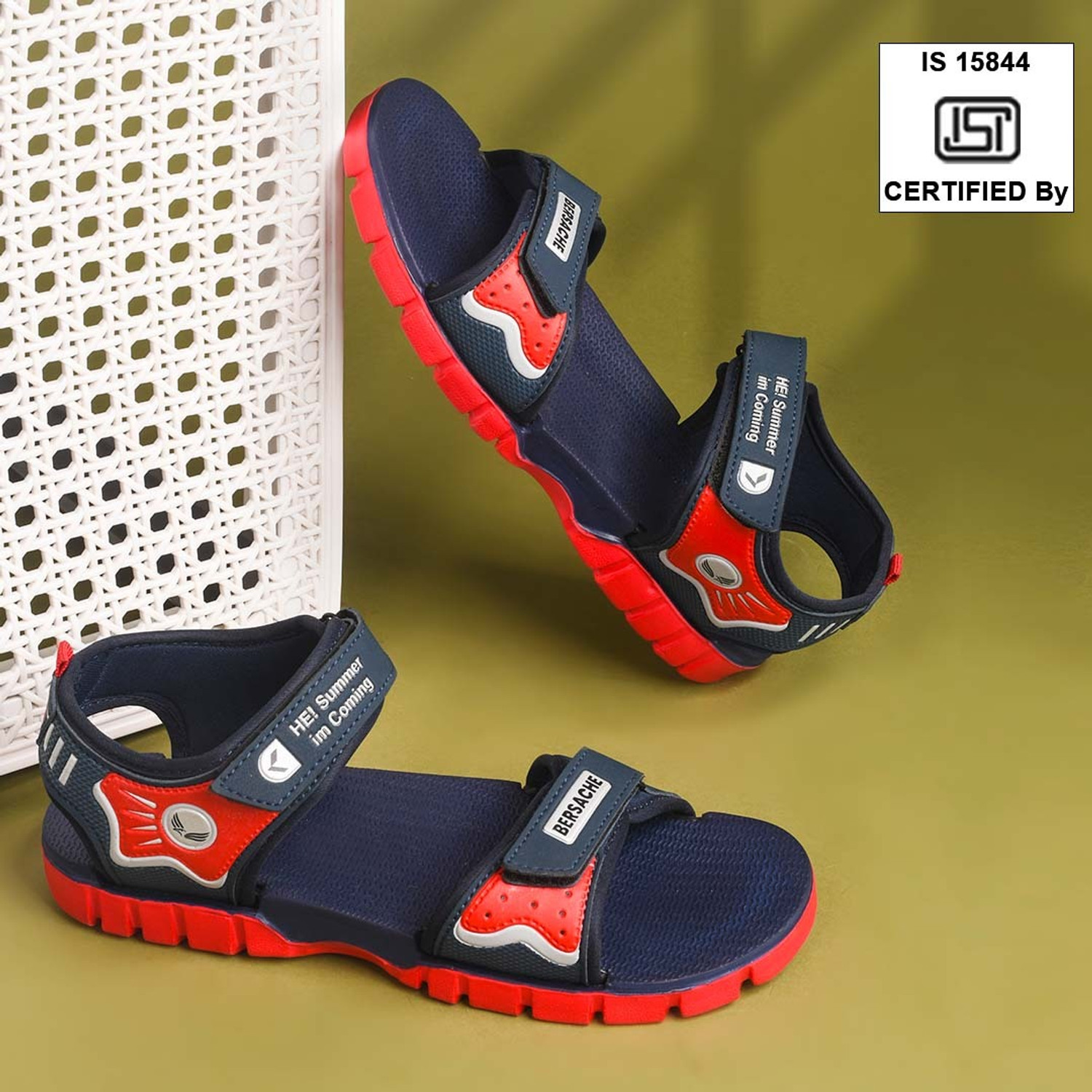 Image of BERSACHE Boys Velcro Sports Sandals