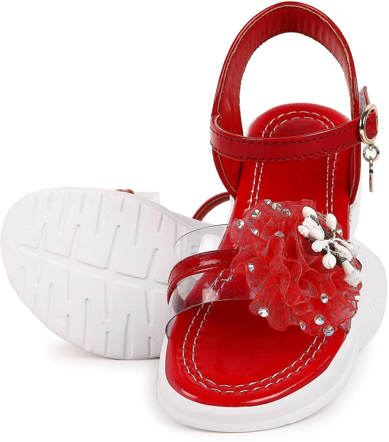 Image of Well Wear Girls Velcro Strappy Sandals